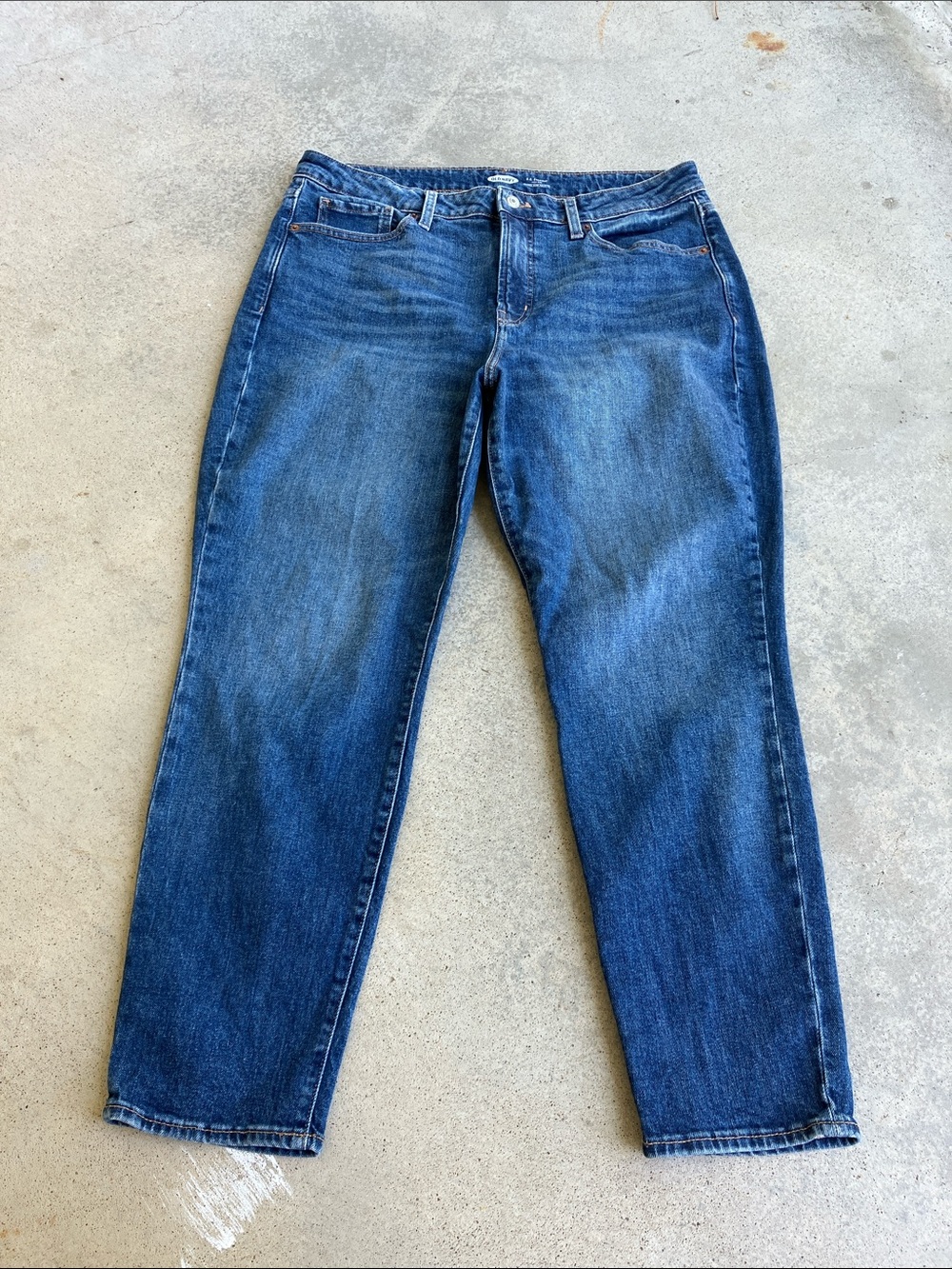 Old Navy O.G. Straight Leg High Rise Jeans, 14